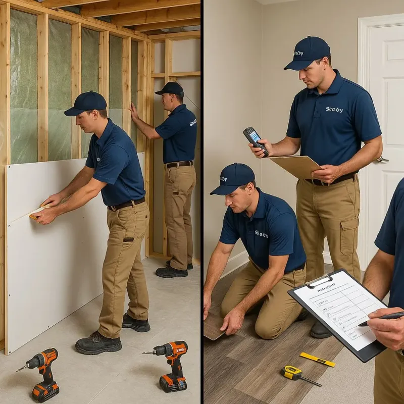 Repairs and Reconstruction process in Canterwood, WA